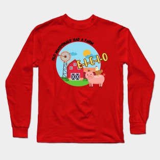 Little Farm E I E I O Long Sleeve T-Shirt